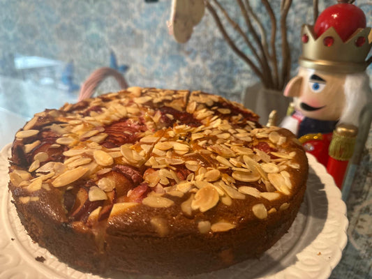 Plum & Almond Cake